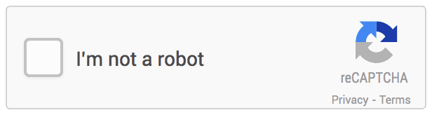 reCAPTCHAチェックボックス